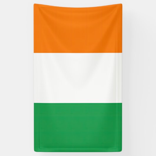 Drapeau Irlande Tricolore 横断幕 (縦)