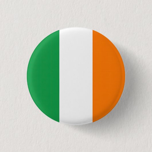 Drapeau Irlande Tricolore 缶バッジ (正面)