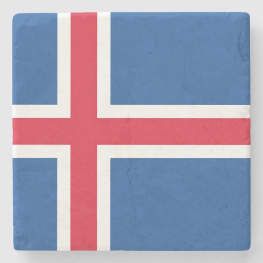 Drapeau Islande ストーンコースター (正面)
