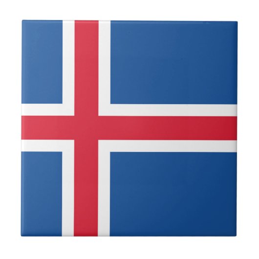 Drapeau Islande タイル (正面)