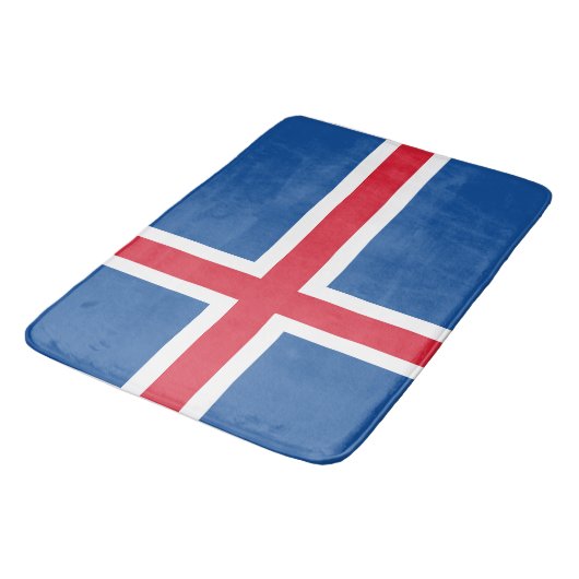 Drapeau Islande バスマット (アングル)