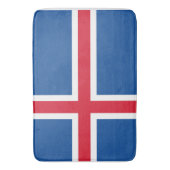 Drapeau Islande バスマット (正面縦)