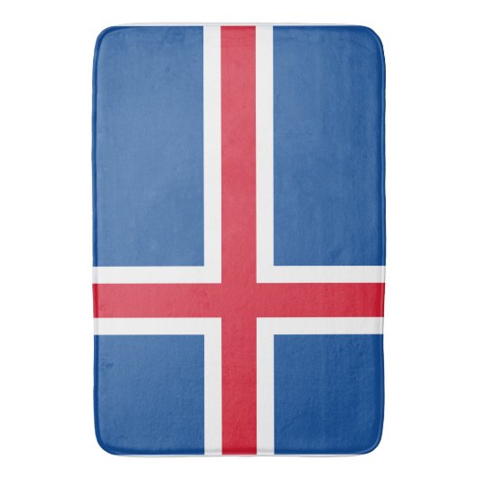 Drapeau Islande バスマット (正面縦)