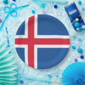 Drapeau Islande ペーパープレート (パーティー)