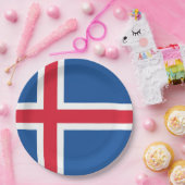 Drapeau Islande ペーパープレート (パーティー)