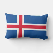 Drapeau Islande ランバークッション (裏面)