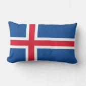 Drapeau Islande ランバークッション (正面)