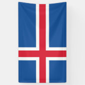 Drapeau Islande 横断幕 (縦)