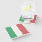 Drapeau Italie Tricolore ストーンコースター (横)