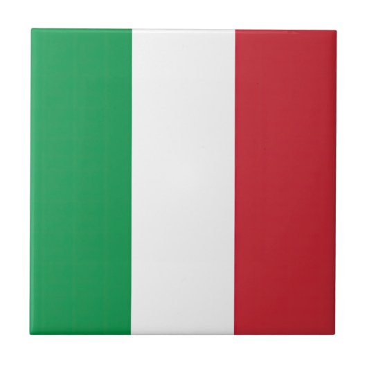 Drapeau Italie Tricolore タイル (正面)