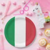 Drapeau Italie Tricolore ペーパープレート (パーティー)