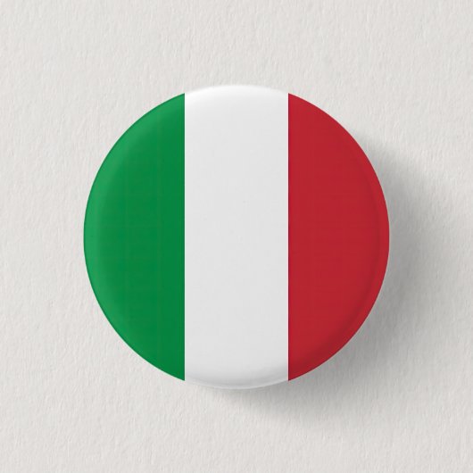 Drapeau Italie Tricolore 缶バッジ (正面)