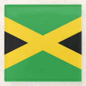 Drapeau Jamaïque ガラスコースター (正面)