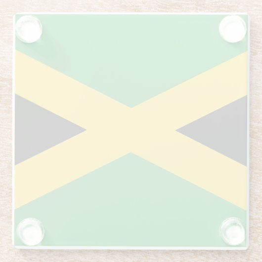 Drapeau Jamaïque ガラスコースター (裏面)