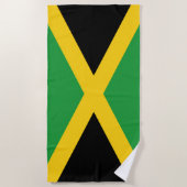 Drapeau Jamaïque ビーチタオル (正面)