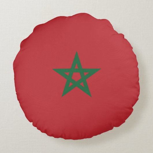 Drapeau Maroc ラウンドクッション (裏面)