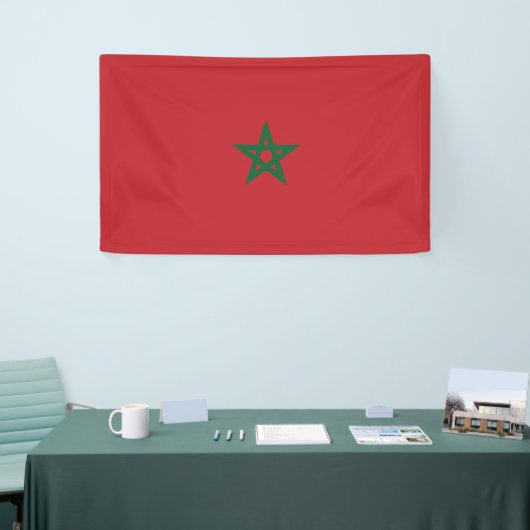 Drapeau Maroc 横断幕 (トレードショー)