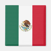 Drapeau Mexique Tricolore マグネット (正面)