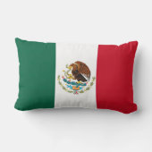 Drapeau Mexique Tricolore ランバークッション (裏面)