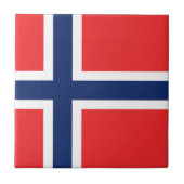 Drapeau Norvège タイル (正面)