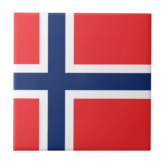 Drapeau Norvège タイル (正面)