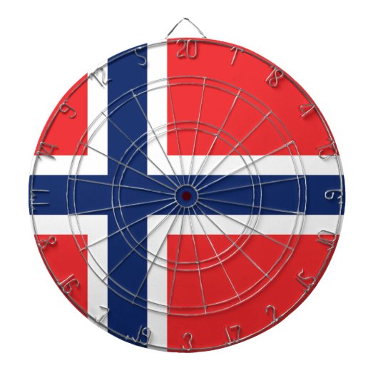 Drapeau Norvège ダーツボード (正面)