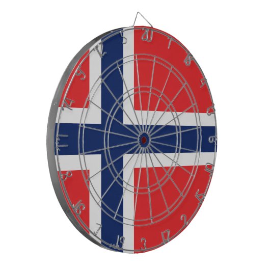 Drapeau Norvège ダーツボード (正面左)