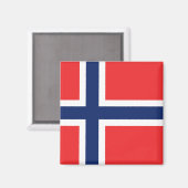 Drapeau Norvège マグネット (正面/裏面)