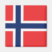 Drapeau Norvège マグネット (正面)