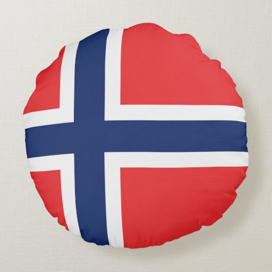 Drapeau Norvège ラウンドクッション (裏面)