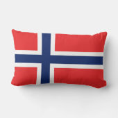 Drapeau Norvège ランバークッション (裏面)
