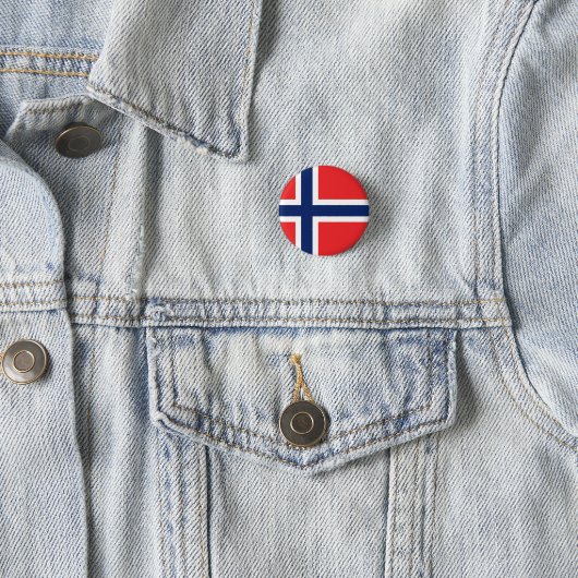 Drapeau Norvège 缶バッジ (インサイチュ)