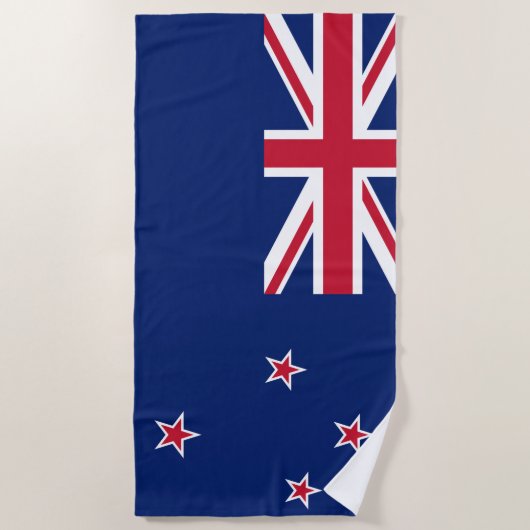 Drapeau Nouvelle-Zélande ビーチタオル (正面)