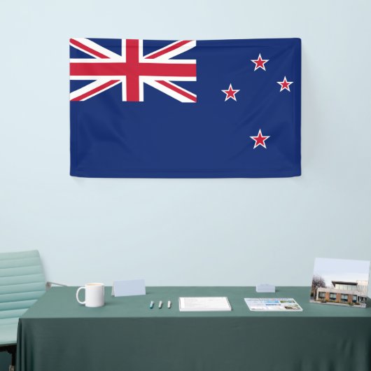 Drapeau Nouvelle-Zélande 横断幕 (トレードショー)