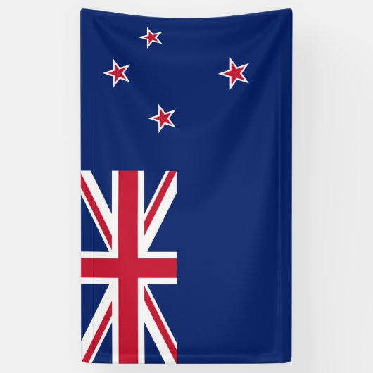 Drapeau Nouvelle-Zélande 横断幕 (縦)