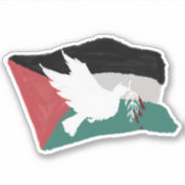 Drapeau palestinien シール (正面)