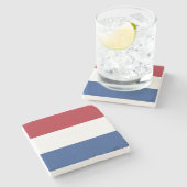 Drapeau Pays-Bas tricolore ストーンコースター (横)