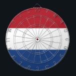 Drapeau Pays-Bas tricolore ダーツボード<br><div class="desc">Drapeau du Pays-Bas: "Je maintiendrai". 
Il est composé de trois bandes horizontales : rouge,  blanc et bleu.</div>