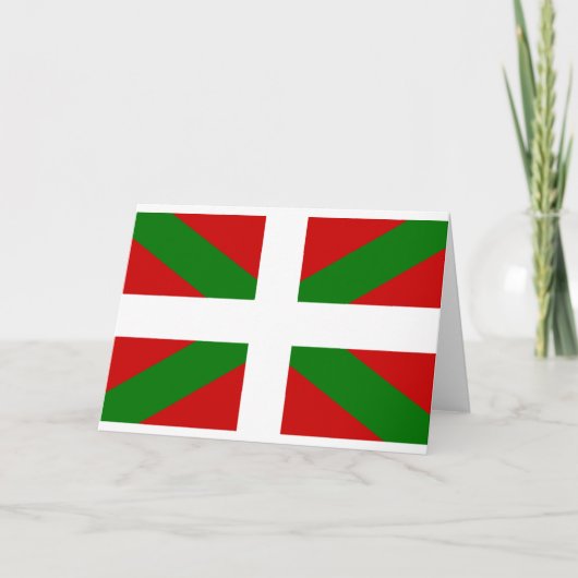 Drapeau pays Basque euskadi カード (正面)
