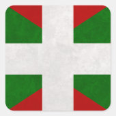 Drapeau Pays Basque Euskadi スクエアシール (正面)