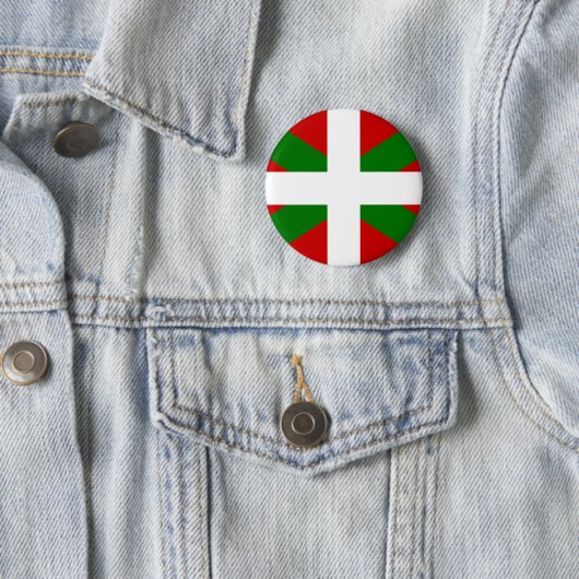 Drapeau pays Basque euskadi 缶バッジ (インサイチュ)