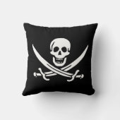 Drapeau Pirate Jolly Roger クッション (裏面)