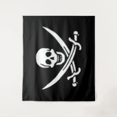 Drapeau Pirate Jolly Roger タペストリー (正面)