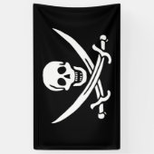Drapeau Pirate Jolly Roger 横断幕 (縦)