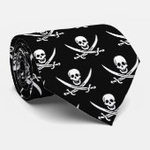 Drapeau Pirate Jolly Roger motif ネクタイ (ロール)