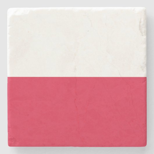 Drapeau Pologne ストーンコースター (正面)