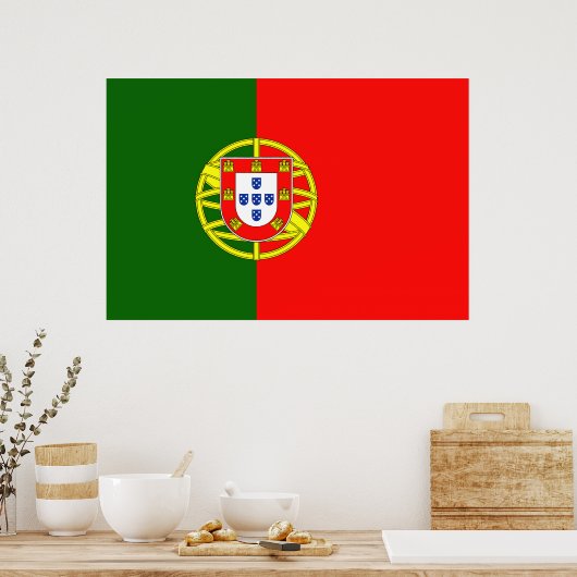 Drapeau Portugal  ポスター (キッチン)