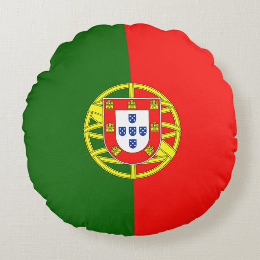 Drapeau Portugal ラウンドクッション (正面)