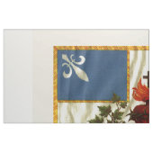 Drapeau Québec antique Carillon Sacré-Cœur ファブリック (ファットクウォーター)