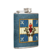 Drapeau Québec antique Carillon Sacré-Cœur フラスク (右)